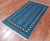 Blue 3' 0" X 5' 6" Silky Bokhara Handmade Wool Runner Rug - Q24482