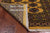 Gold 3' 0" X 5' 0" Silky Bokhara Hand-Knotted Wool Rug - Q24483