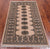 Ivory 3' 2" X 5' 6" Runner Silky Bokhara Hand Knotted Wool Rug -Q24485