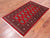 Red 3' 0" X 5' 1" Silky Bokhara Hand-Knotted Wool Rug - Q24487
