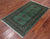 Green 3' 0" X 5' 2" Silky Bokhara Hand-Knotted Wool Rug - Q24488