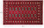 Red 3' 0" X 5' 0" Silky Bokhara Hand-Knotted Wool Rug - Q24495