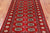 Red 3' 0" X 5' 0" Silky Bokhara Hand-Knotted Wool Rug - Q24495