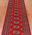 Red 2' 1" X 6' 2" Runner Silky Bokhara Hand Knotted Wool Rug - Q24520
