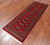 Red 2' 1" X 6' 2" Runner Silky Bokhara Hand Knotted Wool Rug - Q24520