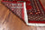 Red 2' 1" X 6' 2" Runner Silky Bokhara Hand Knotted Wool Rug - Q24520