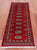 Red 2' 0" X 6' 0" Silky Bokhara Handmade Wool Runner Rug - Q24528