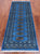 Blue 2' 1" X 6' 0" Silky Bokhara Handmade Wool Runner Rug - Q24533
