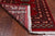 Red 2' 0" X 6' 0" Runner Silky Bokhara Hand Knotted Wool Rug - Q24536