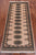 Ivory 2' 0" X 5' 5" Runner Silky Bokhara Handmade Wool Rug - Q24544