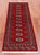 Red 2' 1" X 5' 7" Runner Silky Bokhara Handmade Wool Rug - Q24548