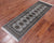 Grey 2' 0" X 5' 10" Runner Silky Bokhara Hand-Knotted Wool Rug - Q24549