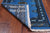 Blue 2' 1" X 5' 8" Silky Bokhara Hand-Knotted Wool Runner Rug - Q24550