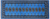 Blue 2' 1" X 5' 8" Silky Bokhara Hand-Knotted Wool Runner Rug - Q24550