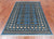 Blue 4' 2" X 6' 0" Silky Bokhara Hand Knotted Wool Rug - Q24553