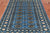 Blue 4' 2" X 6' 0" Silky Bokhara Hand Knotted Wool Rug - Q24553