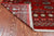 Red 4' 0" X 6' 2" Silky Bokhara Hand Knotted Wool Rug - Q24554