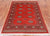 Rust 4' 1" X 5' 10" Silky Bokhara Hand-Knotted Wool Rug - Q24560