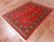 Rust 4' 1" X 5' 10" Silky Bokhara Hand-Knotted Wool Rug - Q24560