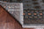 Grey 4' 1" X 6' 0" Silky Bokhara Hand-Knotted Wool Rug - Q24562