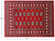 Red 4' 1" X 5' 7" Silky Bokhara Handmade Wool Rug - Q24569