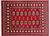 Red 4' 1" X 5' 7" Silky Bokhara Handmade Wool Rug - Q24569