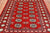Red 4' 1" X 5' 7" Silky Bokhara Handmade Wool Rug - Q24569