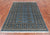 Blue 3' 11" X 5' 11" Silky Bokhara Hand-Knotted Wool Rug - Q24570