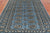 Blue 3' 11" X 5' 11" Silky Bokhara Hand-Knotted Wool Rug - Q24570