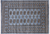 Blue 4' 0" X 5' 11" Silky Bokhara Handmade Wool Rug - Q24573
