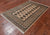 Beige 4' 1" X 6' 1" Silky Bokhara Handmade Wool Rug - Q24575