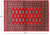 Red 4' 1" X 5' 11" Silky Bokhara Handmade Wool Rug - Q24576