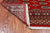 Red 4' 1" X 5' 11" Silky Bokhara Handmade Wool Rug - Q24576