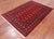 Red 4' 2" X 6' 2" Silky Bokhara Handmade Wool Rug - Q24582
