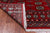 Red 4' 2" X 6' 2" Silky Bokhara Handmade Wool Rug - Q24582