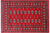 Red 4' 2" X 6' 2" Silky Bokhara Handmade Wool Rug - Q24582