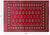 Red 4' 1" X 6' 0" Silky Bokhara Handmade Wool Rug - Q24584