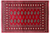 Red 4' 1" X 6' 0" Silky Bokhara Handmade Wool Rug - Q24584