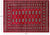 Red 4' 2" X 6' 0" Silky Bokhara Handmade Wool Rug - Q24587