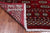 Red 4' 2" X 6' 0" Silky Bokhara Handmade Wool Rug - Q24587
