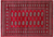 Red 4' 2" X 6' 0" Silky Bokhara Handmade Wool Rug - Q24587