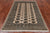 Ivory 4' 6" X 7' 0" Silky Bokhara Hand Knotted Wool Rug - Q24588