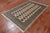 Ivory 4' 6" X 7' 0" Silky Bokhara Hand Knotted Wool Rug - Q24588