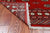 Red 4' 7" X 7' 3" Silky Bokhara Handmade Wool Rug - Q24589