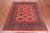 Pink 4' 8" X 5' 9" Silky Bokhara Hand Knotted Wool Rug - Q24592