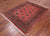 Pink 4' 8" X 5' 9" Silky Bokhara Hand Knotted Wool Rug - Q24592