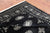 Black 4' 7" X 6' 10" Silky Bokhara Hand Knotted Wool Rug - Q24594