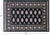 Black 4' 7" X 6' 5" Silky Bokhara Handmade Wool Rug - Q24598