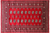 Red 4' 7" X 6' 9" Silky Bokhara Hand-Knotted Wool Rug - Q24599