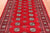 Red 4' 7" X 6' 9" Silky Bokhara Hand-Knotted Wool Rug - Q24599